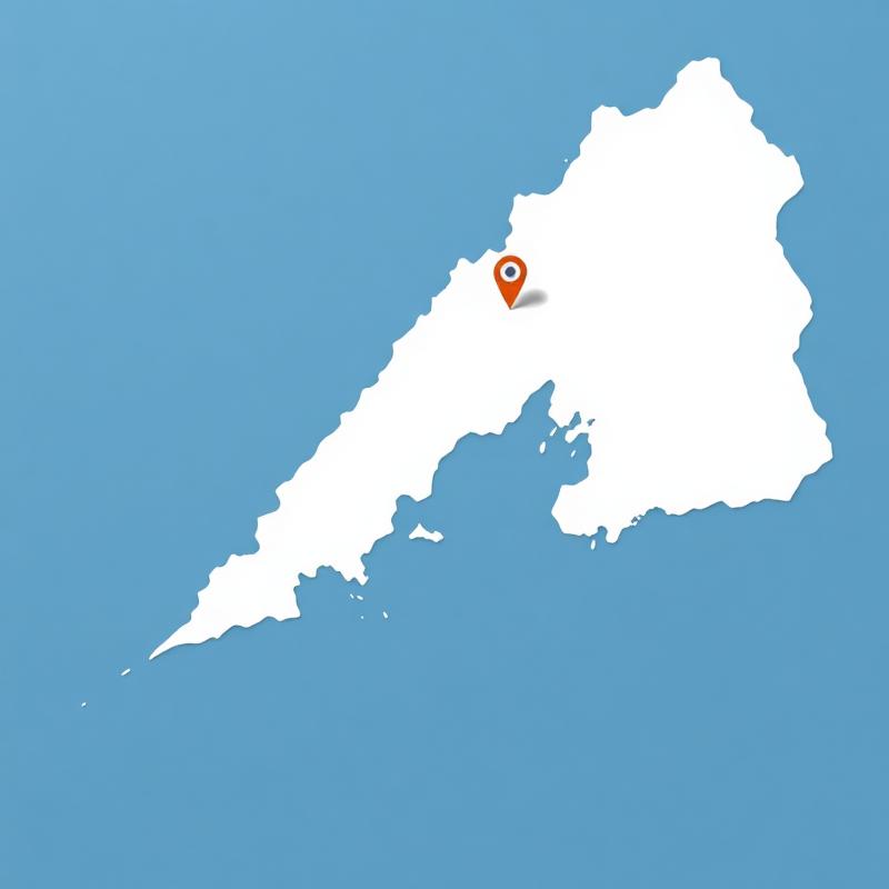 Map showing Bistro Trapula's location on Ugljan island